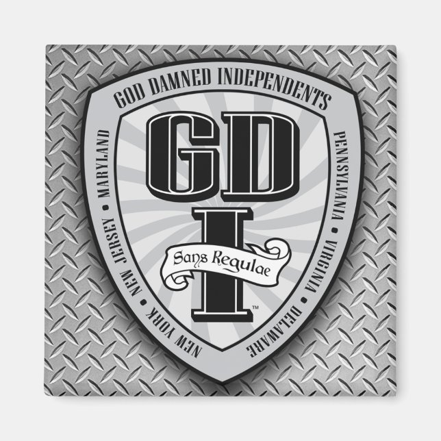 GDI Square Magnet 1 (Front)