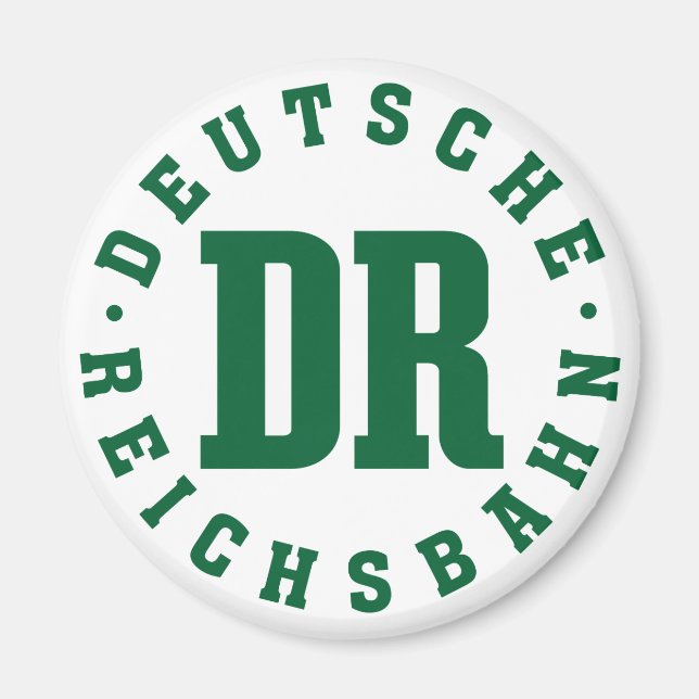 GDR. / DDR. Railway - German Reichsbahn Sign Magnet (Front)