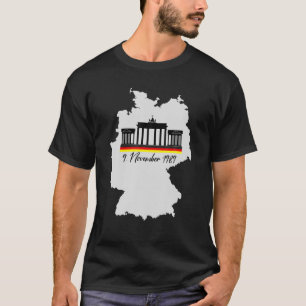 GDR Gift Fall Of The Wall November 9, 1989 30 Year T-Shirt