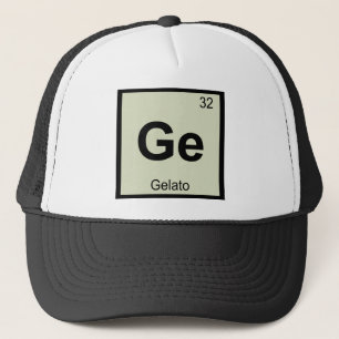 Ge - Gelato Chemistry Periodic Table Symbol Trucker Hat