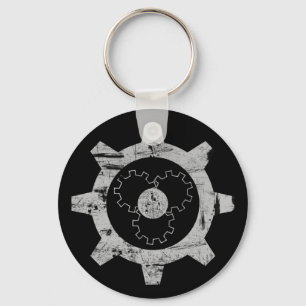 Gear Head Keychain