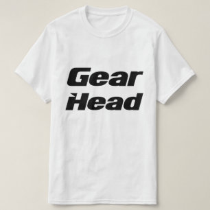 Gear Head Mens  Tshirt in White