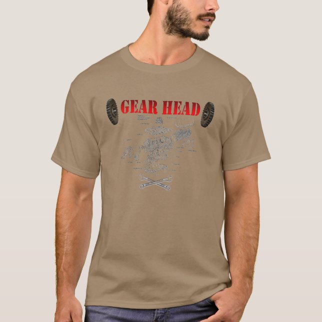 GEAR HEAD T-Shirt (Front)