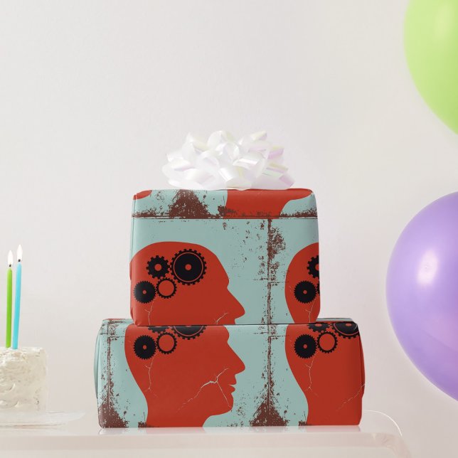 Gear Head Wrapping Paper (Creator Uploaded)