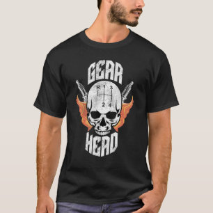 Gear Hear Car Guy Auto Enthusiast Manual Transmiss T-Shirt