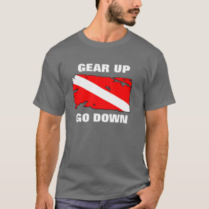GEAR UP GO DOWN - Customised T-Shirt