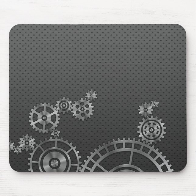 Gear Wheel Wallpaper Mouse Pad (Front)