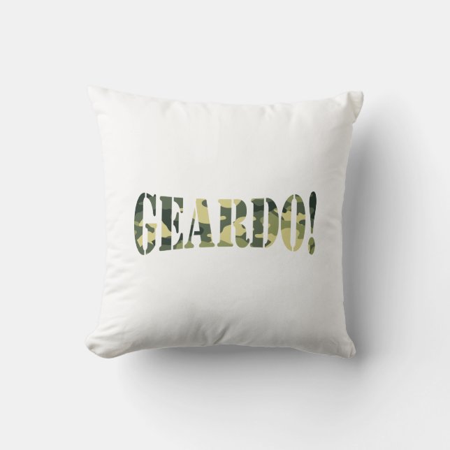 GEARDO! CAMO / CAMOUFLAGE CUSHION (Front)