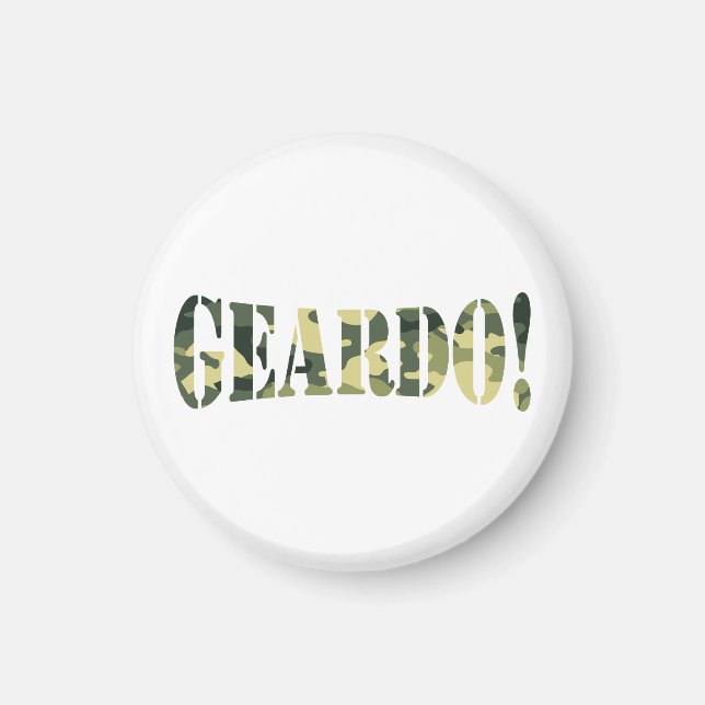 GEARDO! CAMO / CAMOUFLAGE MAGNET (Front)