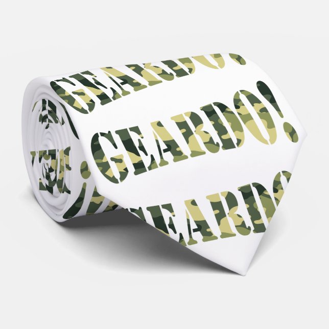 GEARDO! CAMO / CAMOUFLAGE TIE (Rolled)