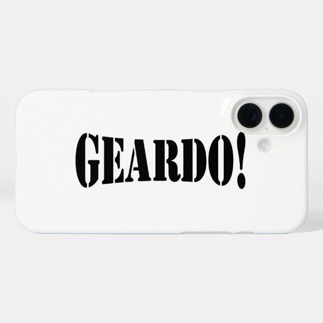 GEARDO! Case-Mate iPhone CASE (Back (Horizontal))