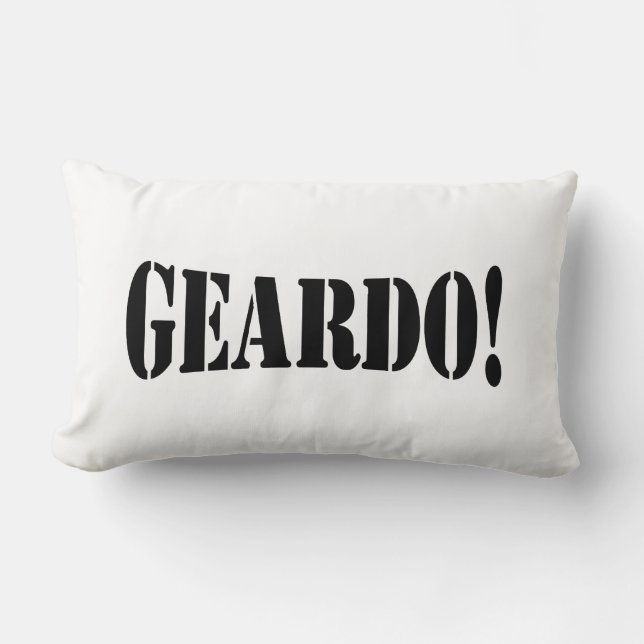 GEARDO! LUMBAR CUSHION (Front)