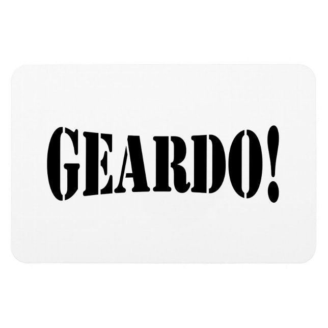 GEARDO! MAGNET (Horizontal)