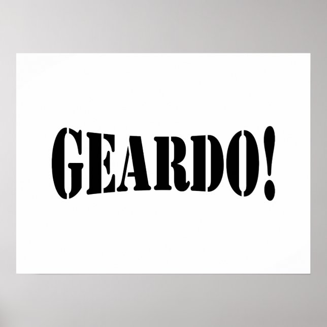 GEARDO! POSTER (Front)