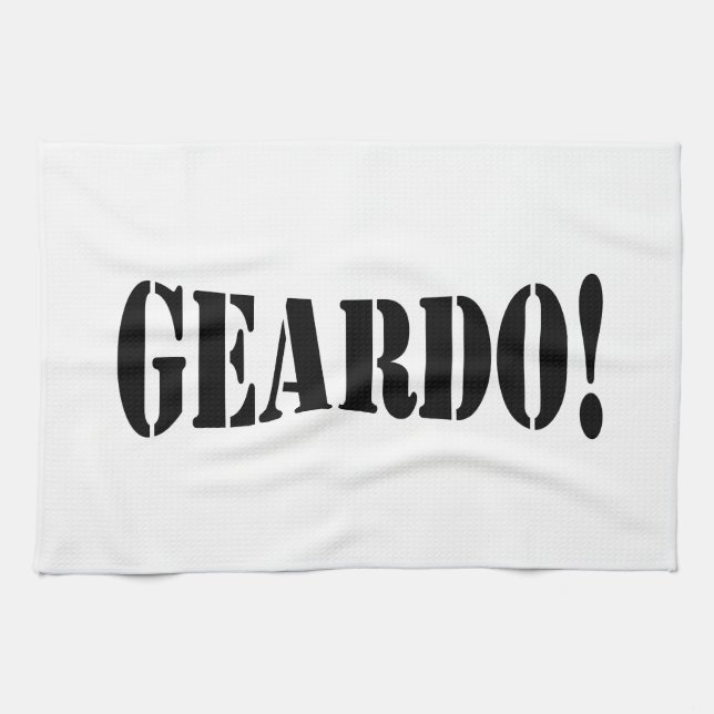 GEARDO! TEA TOWEL (Horizontal)