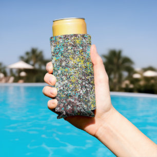 Geared Toward Abstract Art Design Lover  Seltzer Can Cooler
