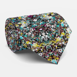 Geared Toward Steampunk Abstract Art Design Lover Tie