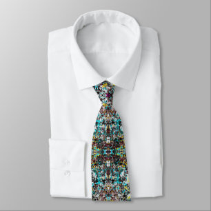 Geared Toward Steampunk Abstract Art Design Lover Tie