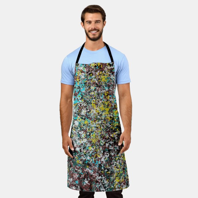 Geared Towards Abstract Art Design Lover  Apron (Worn)