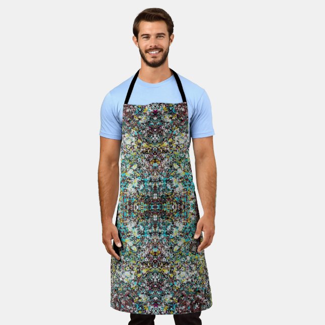 Geared Towards Abstract Art Design Lover  Apron (Worn)