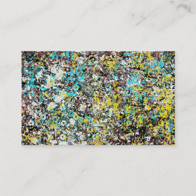 Geared Towards Abstract Art Design Lover Business Card (Front)