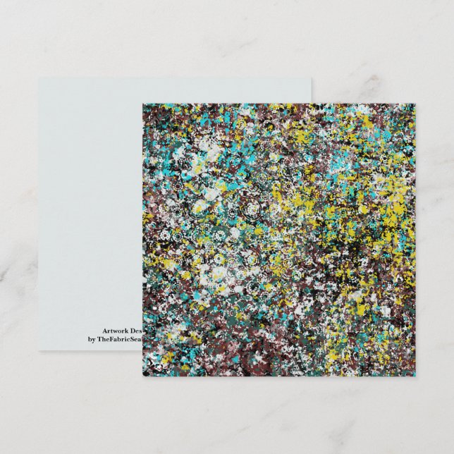 Geared Towards Abstract Art Design Lover Card (Front/Back)