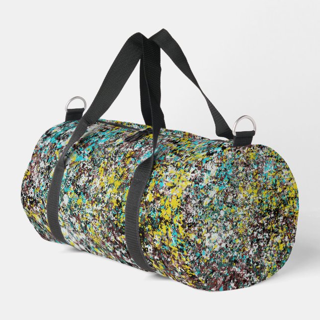 Geared Towards Abstract Art Design Lover Duffle Bag (Left Corner)
