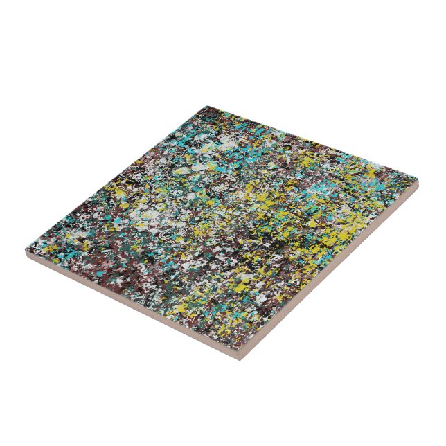 Geared Towards Abstract Art Design Lover  Tile (Side)