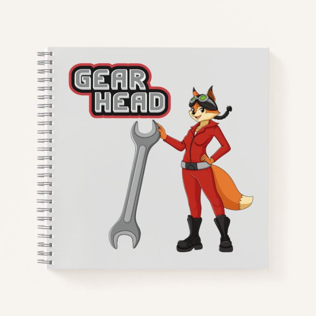 Gearhead Notebook (Front)