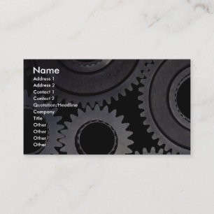 Gears Business Card