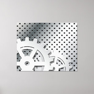 Gears Canvas Print