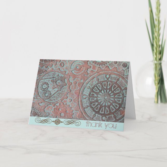 Gears in Motion Thank You Card (Front)