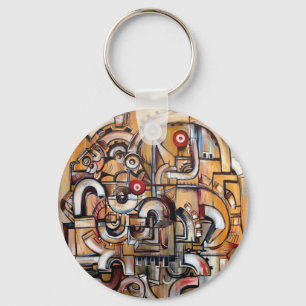 Gears of Ganesh.jpg Key Ring