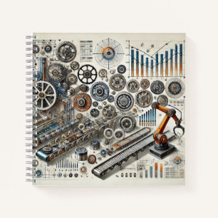 Gears, Robotics & Technical Charts Design Notebook