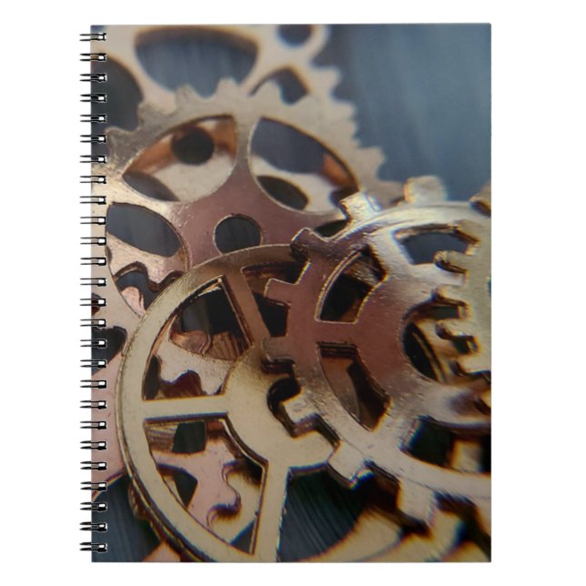 Gears Spiral  Notebook (Front)