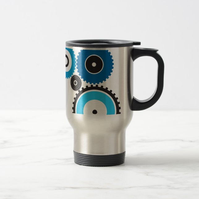 Gears Travel Mug (Right)