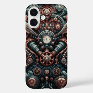 Gears, Wings, and Vintage Steampunk Elegance  iPhone 16 Case