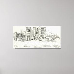 Geary South side Grant and Stockton Canvas Print