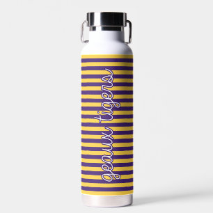 Geaux Tigers Striped LSU Tumbler – Water Bottle