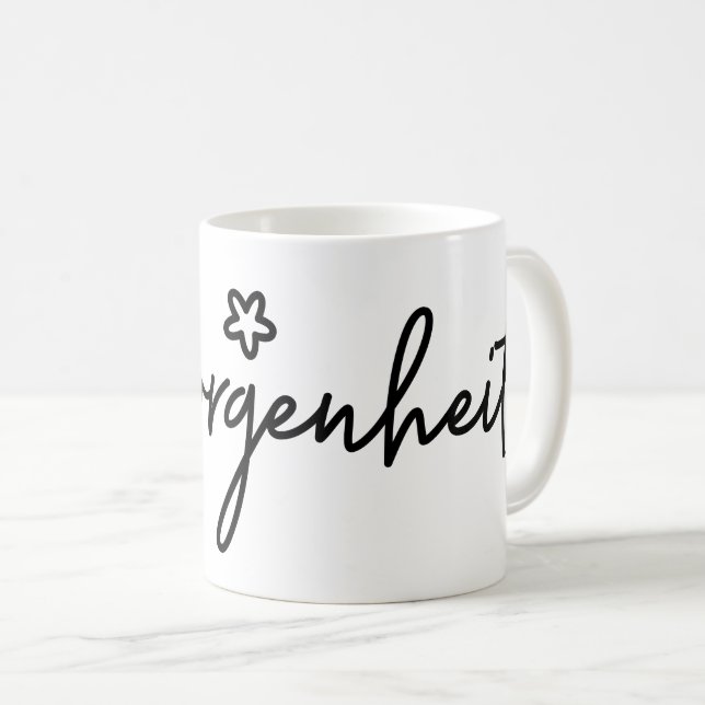 Geborgenheit, German Word, Security, German Coffee Mug (Front Right)