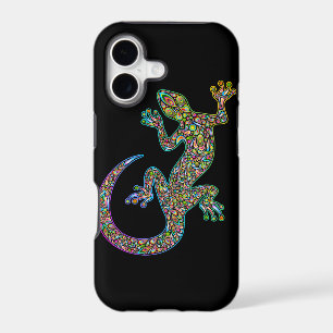Geck Gecko Psychedelic Design iPhone 5 Cases