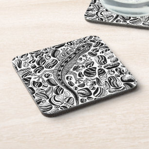 Gecko and pebbles coaster