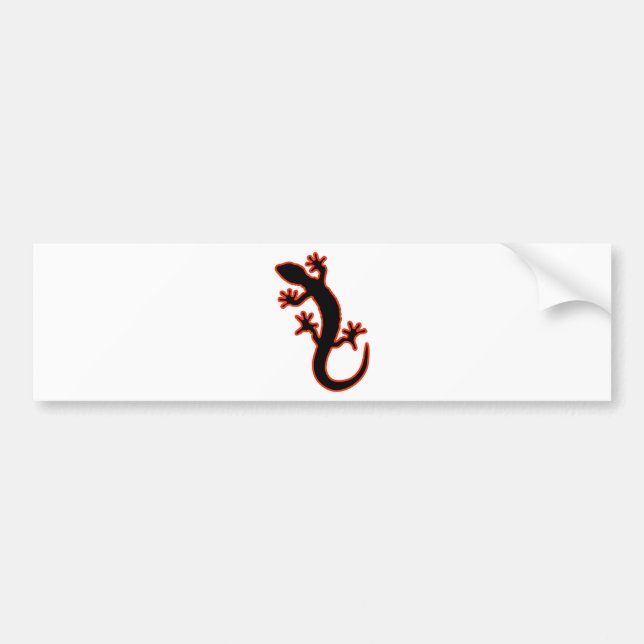 gecko bumper sticker (Front)