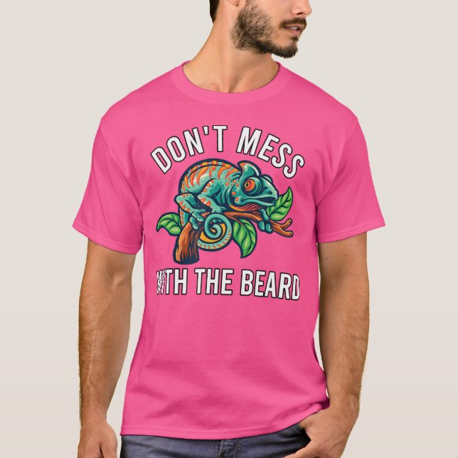 Gecko Chameleon Funny Gecko Lizard T-Shirt (Front)