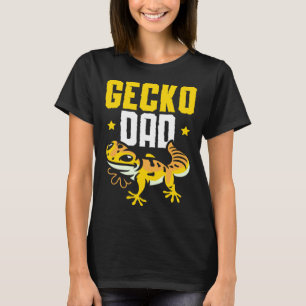 Gecko Dad Reptile Leopard Gecko  Lizard T-Shirt