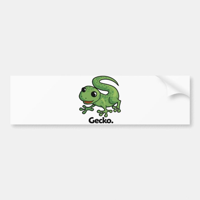 Gecko Gecko. Bumper Sticker (Front)