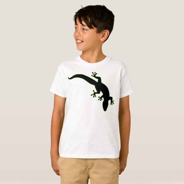 GECKO Green Outline T-Shirt (Front Full)