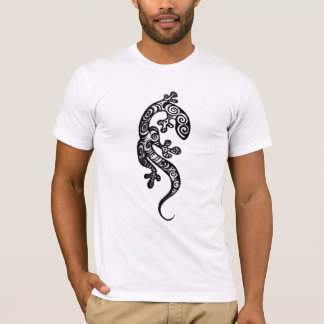 Gecko Henna Drawing T-shirt by Cyn Mc