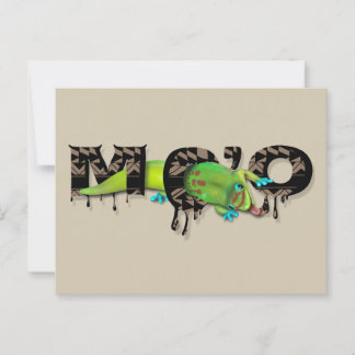 Gecko in Hawaii Postcard