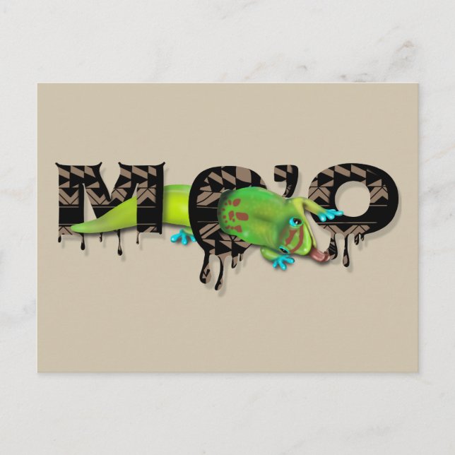 Gecko in Hawaii  Postcard (Front)